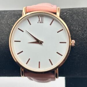 Gold & Pink Men's Watch